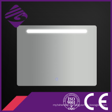 Jnh164 Rectangle Cheappolado Chamfered Edge Espelho do banheiro com luz LED